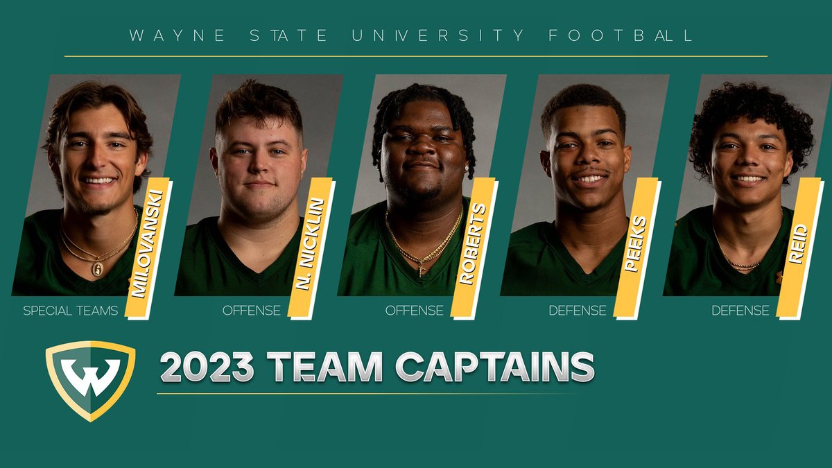 waynestwarriors's tweet photo. #WarriorFB:  Football Selects 2023 Team Captains

https://t.co/52FPC8uxc0 https://t.co/V7aktVTCsG