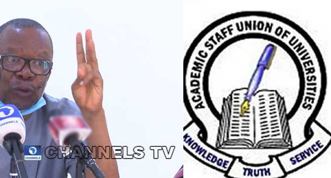 channelstv's tweet photo. ASUU Raises Concerns Over Non-Release Of Lecturers’ Eight Months Salaries, Others
https://t.co/3Bk3x5Zbcp https://t.co/JsvFqYM0xE