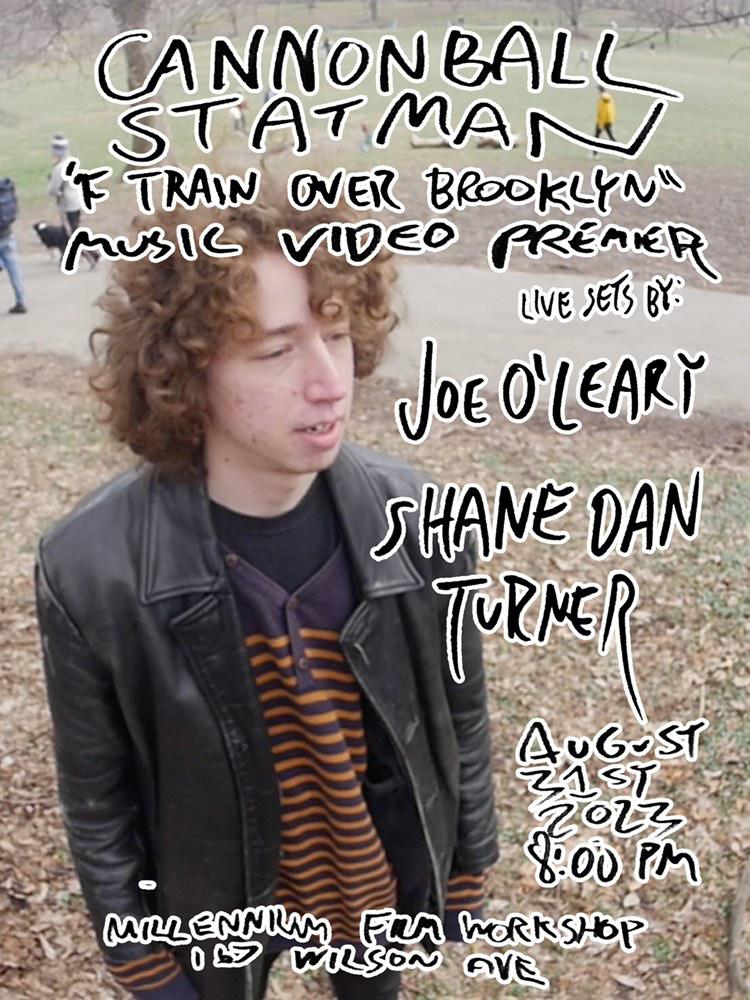 NYC: the video release party for my song 'F Train Over Brooklyn' is next Thursday, August 31st at Millennium Film Workshop in Brooklyn. Details here: millenniumfilm.org/event-details/…
