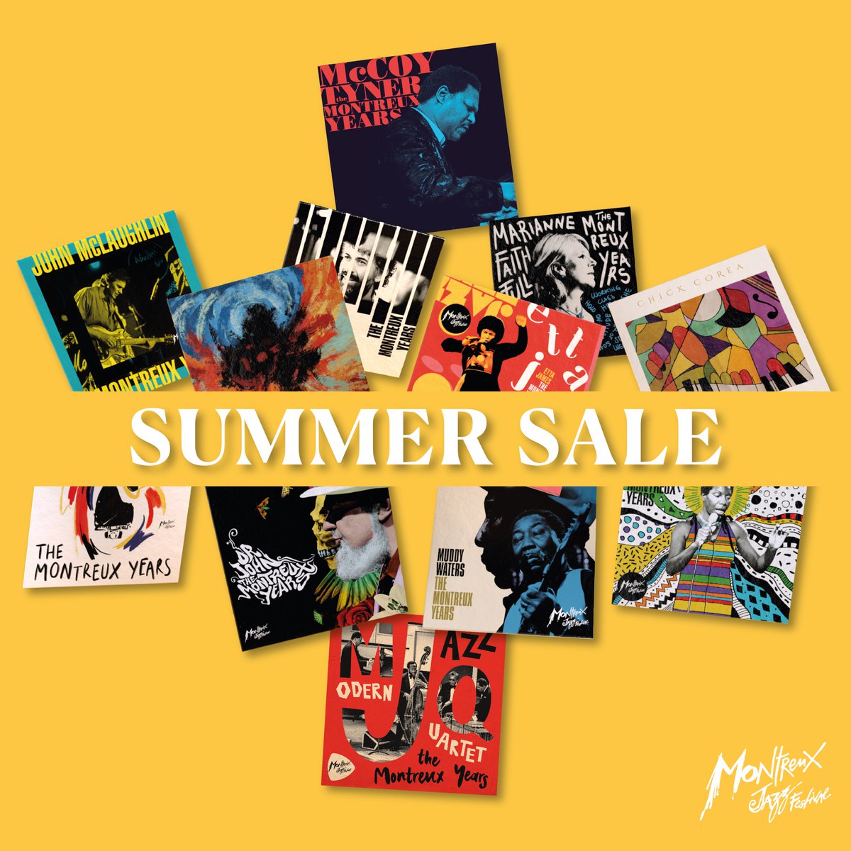 SUMMER SALE! Get 20% off all titles for a limited time only below 👉 montreuxyears.lnk.to/summersaleTW ©️Montreux Sounds #WhereLegendsAreBorn #MusicFestival #SummerFestival #Montreux #SwissRiviera #Switzerland #TheMontreuxYears