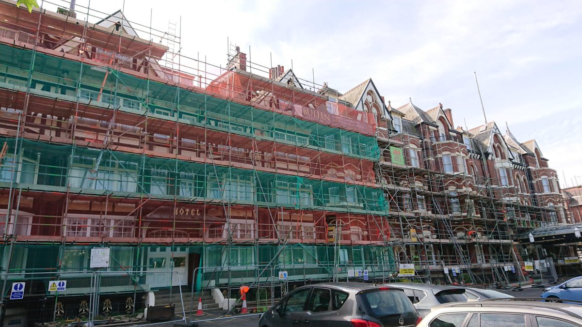 BullenCons's tweet photo. Conservation works are progressing at pace at The Prince of Wales in Southport. Team Bullen are carrying out substantial external facade repair works, including masonry, stone and timber repairs, repointing, replacement of defected timber fascias and Doff cleaning. https://t.co/1L22bYf82U