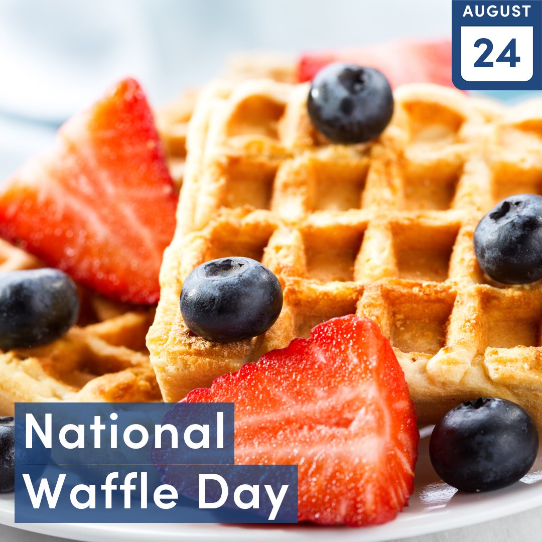 foodsrvcdirect's tweet photo. Enjoy a nice crisp waffle or two for #NationalWaffleDay! Are you a syrup or butter on your waffle kind of person? Fruits or whipped cream? All of the above? π§
#waffleday #waffles #foodholiday #foodservicedirect https://t.co/Vnddi75hjr