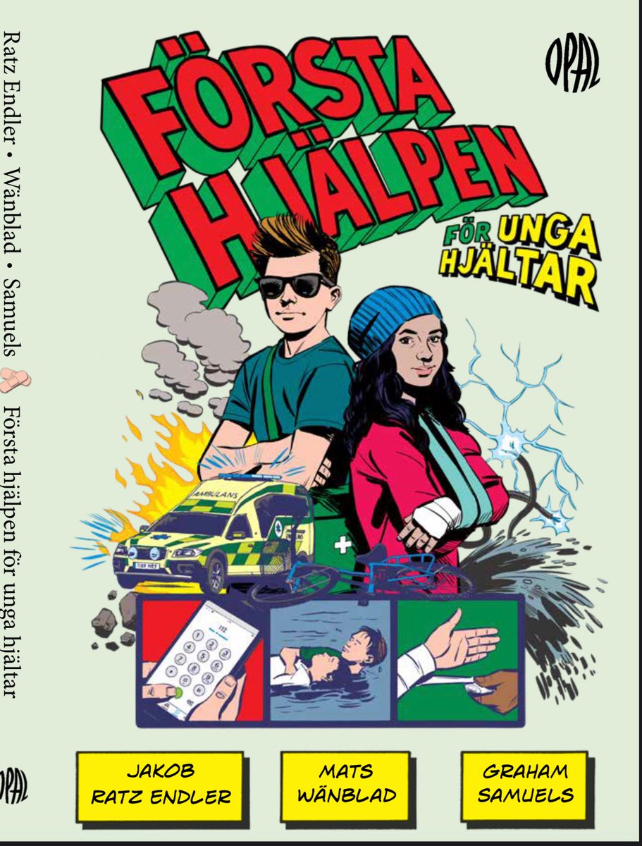 Jag märkte att mina barn kunde massor om Dinosaurier &amp; Pokémons, men inget om hur man stoppar en blödning eller lindar en fot. Så vi skrev en bok till dem och alla andra barn. Kommer i butik den 9/9.