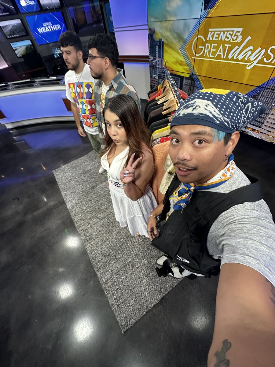 itsadge's tweet image. made it on the Texas News to talk about my store, fashion, and our efforts to support those in Maui ✨

had to put on for Hawaii 💕