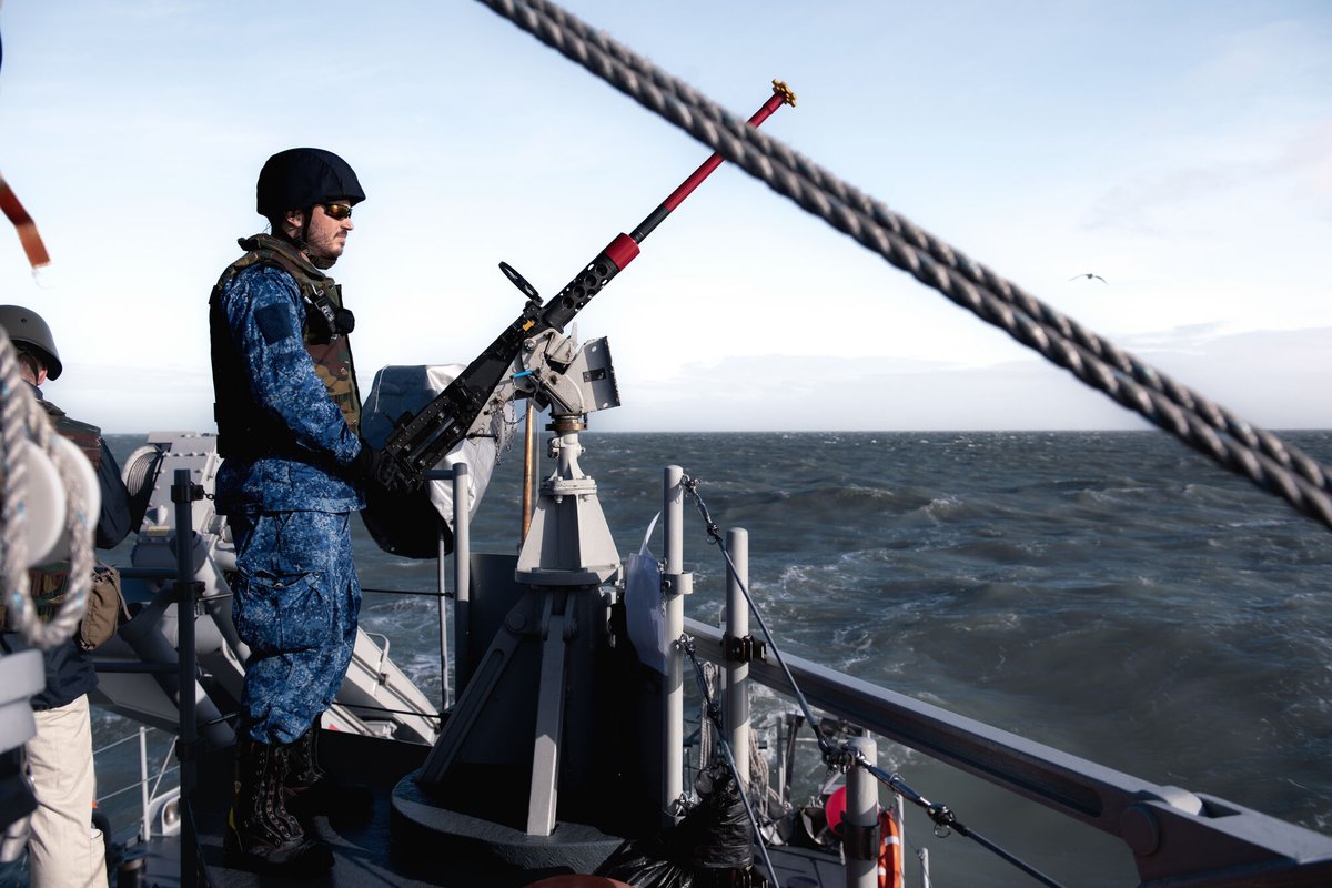 BelgiumDefence's tweet photo. Today, the 🇧🇪 minehunter Crocus set sail for @NATO #SNMCMG1. The ship &amp; crew will participate in Exercise #SandyCoast to hone skills in mine countermeasures &amp; harbor protection, and will conduct #minehunting operations across Northern Europe, the Baltic, and North Sea #WeAreNATO https://t.co/tFsUQ6rtsJ