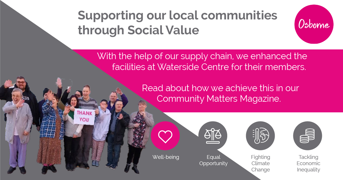 We worked as a team with our supply chain to ensure this refurbishment ran smoothly. ow.ly/kfIF50PcESz #WellBeing #SocialValue #SupplyChain