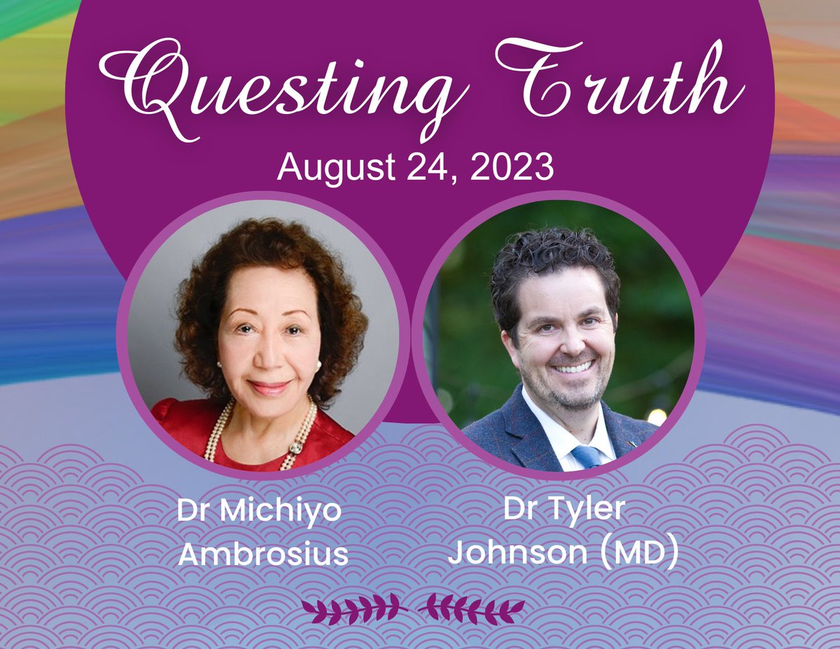 DrMichiyo's tweet photo. Join us TODAY 8/24 @12pPT/3pET guest Dr Tyler Johnson is a physician (oncologist), author, educator and humanitarian, who shares insights on medicine, ethics and spirituality. Watch: https://t.co/cGTNR33LUJ https://t.co/B5jLTs20u2