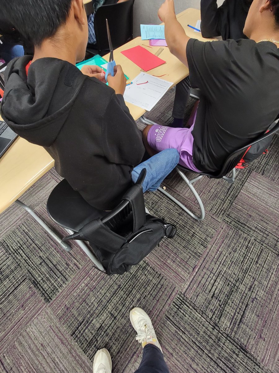 NGC_Coleman's tweet photo. Paper Bridge Intro to Design Process...Engineers at work!#WeAreWayne #NGCPride #engineers https://t.co/DSxKMmM49A