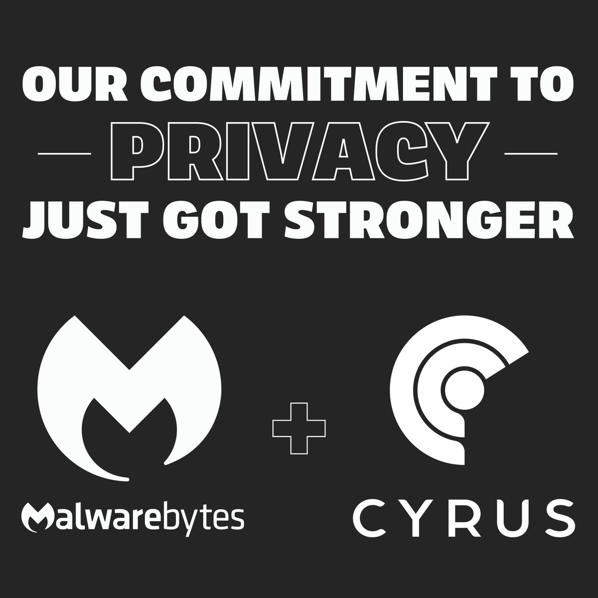 Malwarebytes's tweet image. ✨Excited to announce we’ve acquired @safe_with_cyrus, a disruptive innovator in online privacy solutions. 

The acquisition underscores our mission to provide world-class cybersecurity and privacy solutions, wherever our customers are. 

press.malwarebytes.com/2023/08/24/mal…