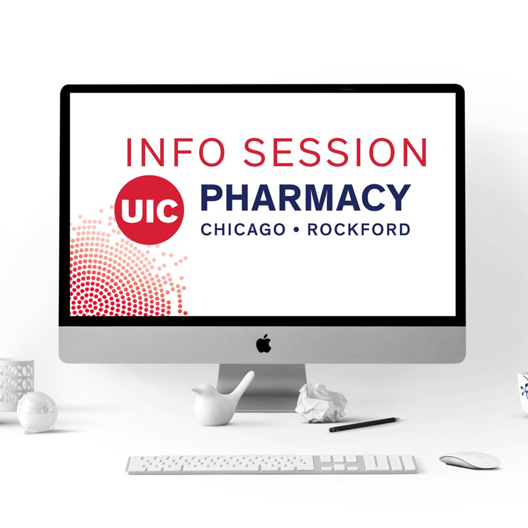 Interested in the UIC College of Pharmacy's PharmD program? Attend an online info session and get all your questions answered! You can register and see our whole schedule at: pharmacy.uic.edu/programs/pharm…