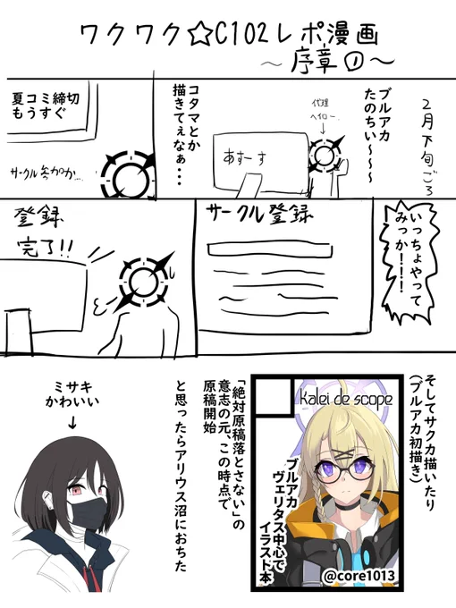 C102(夏コミ)サークル参加漫画
前日譚その① 