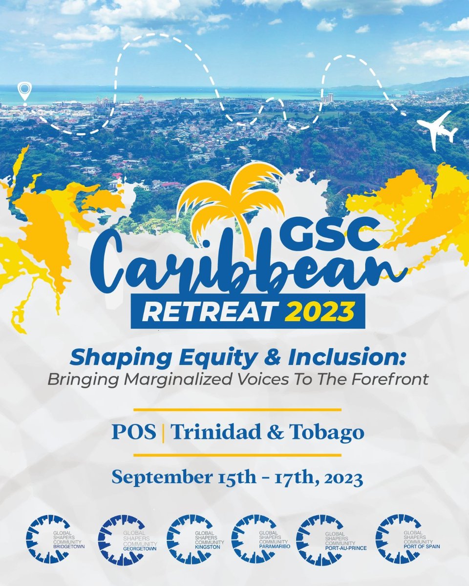 📣Exciting update!

<a href="/GShapersPOS/">Global Shapers T&T</a> will host the inaugural Caribbean Sub-regional Retreat, bringing together 6 Hubs.
 
Shapers will engage in workshops on "Shaping Equity &amp; Inclusion: Amplifying Marginalized Voices."  💪❤️

Learn more about the community 👉 ow.ly/ij3n50PCFto