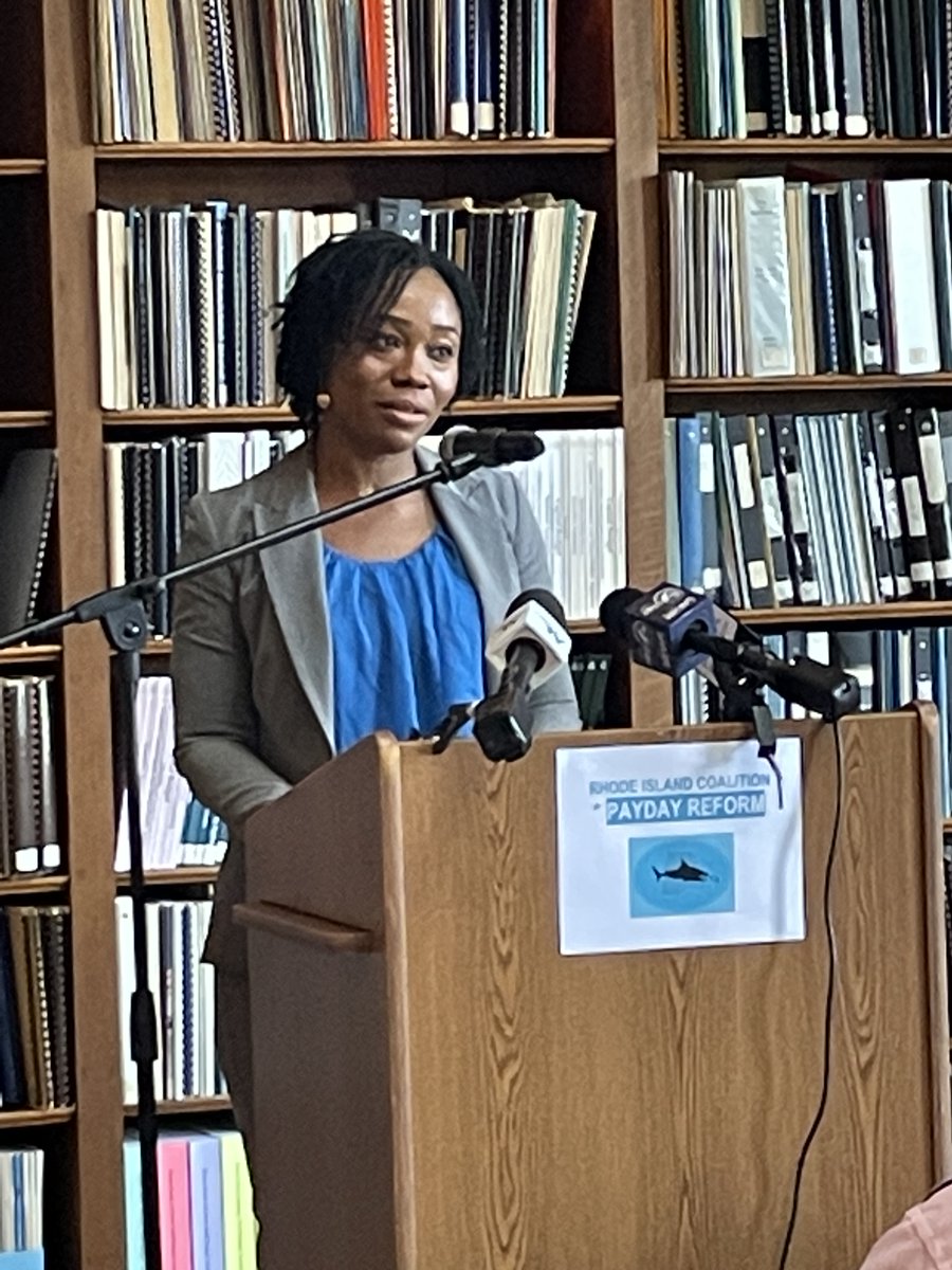 EconProgressRI's tweet photo. Our final top ten win of the session was legislation to end the special carveout allowing payday lenders to charge an annual interest rate of 260% was brought to @rihouseofreps, and passed for the first time! #equityri https://t.co/o8TOIiI6Fx https://t.co/LNNHCt5XdA
