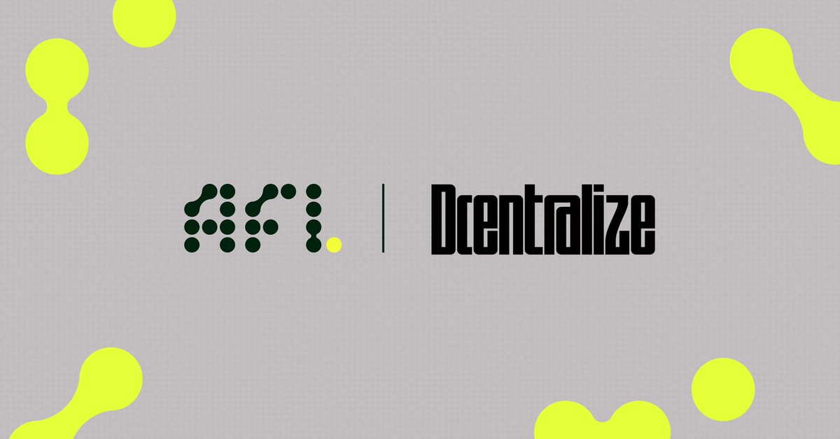 AFI+ Network &amp; @Dcentralizeio are joining forces. Get ready for tokenized music festivals &amp; immersive metaverse moments. 

The future is here!🔥 

#UnrealEngine5 #NFT