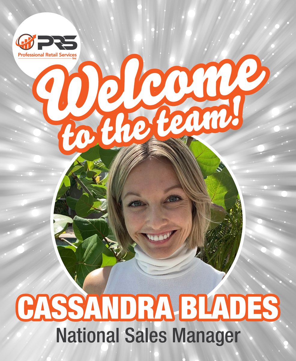 ProfRetailInc's tweet photo. We're delighted to welcome Cassandra Blades to the Professional Retail Services family as our National Sales Manager. With a background in facilities and a consultative approach, Cassandra is poised to elevate our client experience. #BusinessDevelopment #FacilityManagement https://t.co/ZPToyHW6Hv
