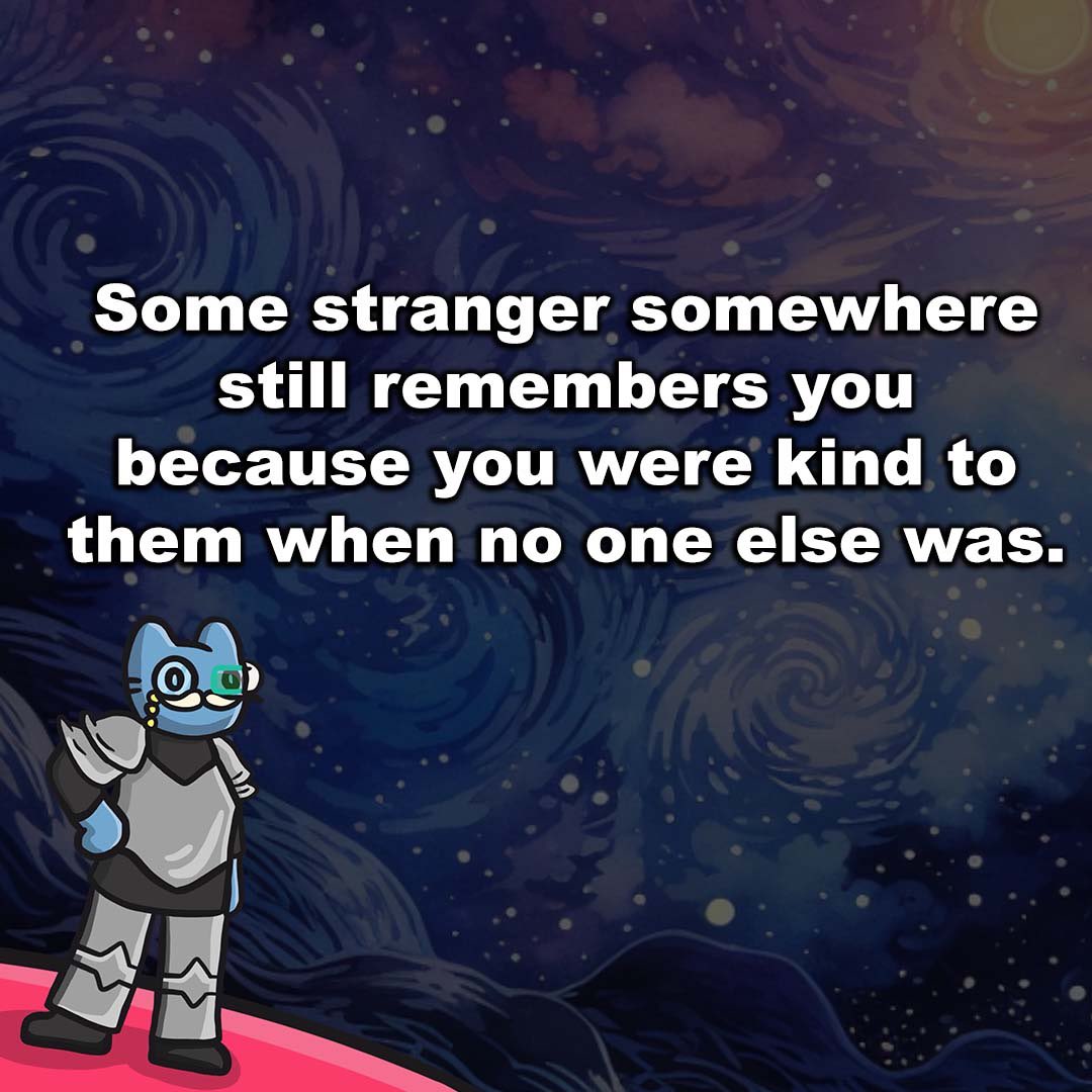 ProfSpaceKnight's tweet image. Some stranger somewhere..