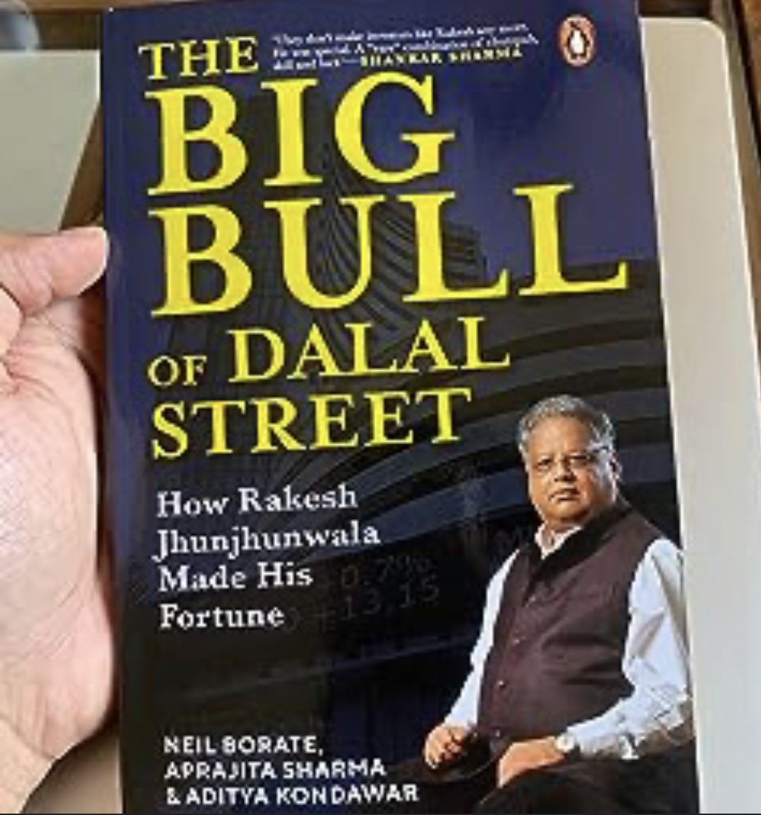 Prem473653's tweet photo. Written in lucid, short chapters, this book explores the life and investing style of Rakesh Jhunjhunwala, arguably India’s greatest investor. The Authors have kept it simple, without being too biased. https://t.co/MJQmZiw6hQ