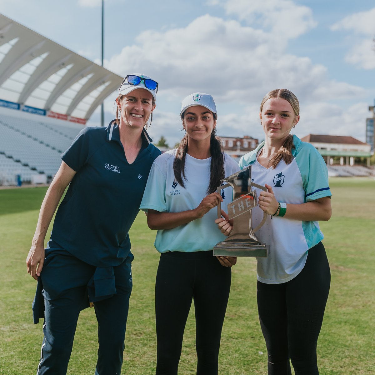 TheBlazeCricket's tweet photo. 🏆 Introducing... The 1.

We were delighted to play our part as Madeline Welham was crowned the ultimate all-rounder in The 1's Finals Day at Trent Bridge.

Full details 👉  https://t.co/mlaGHpoUIX 

@GirlsCricketC https://t.co/NdHeIpDWI4