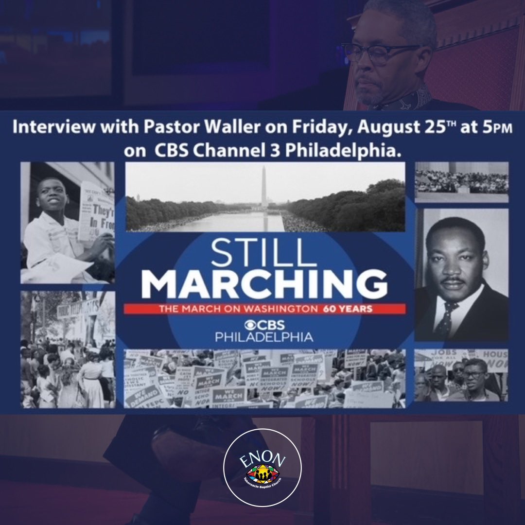 EnonTab's tweet photo. Tune in tomorrow @CBSPhiladelphia 🙌🏾 @DrAlynEWaller https://t.co/8QX12U1nJp
