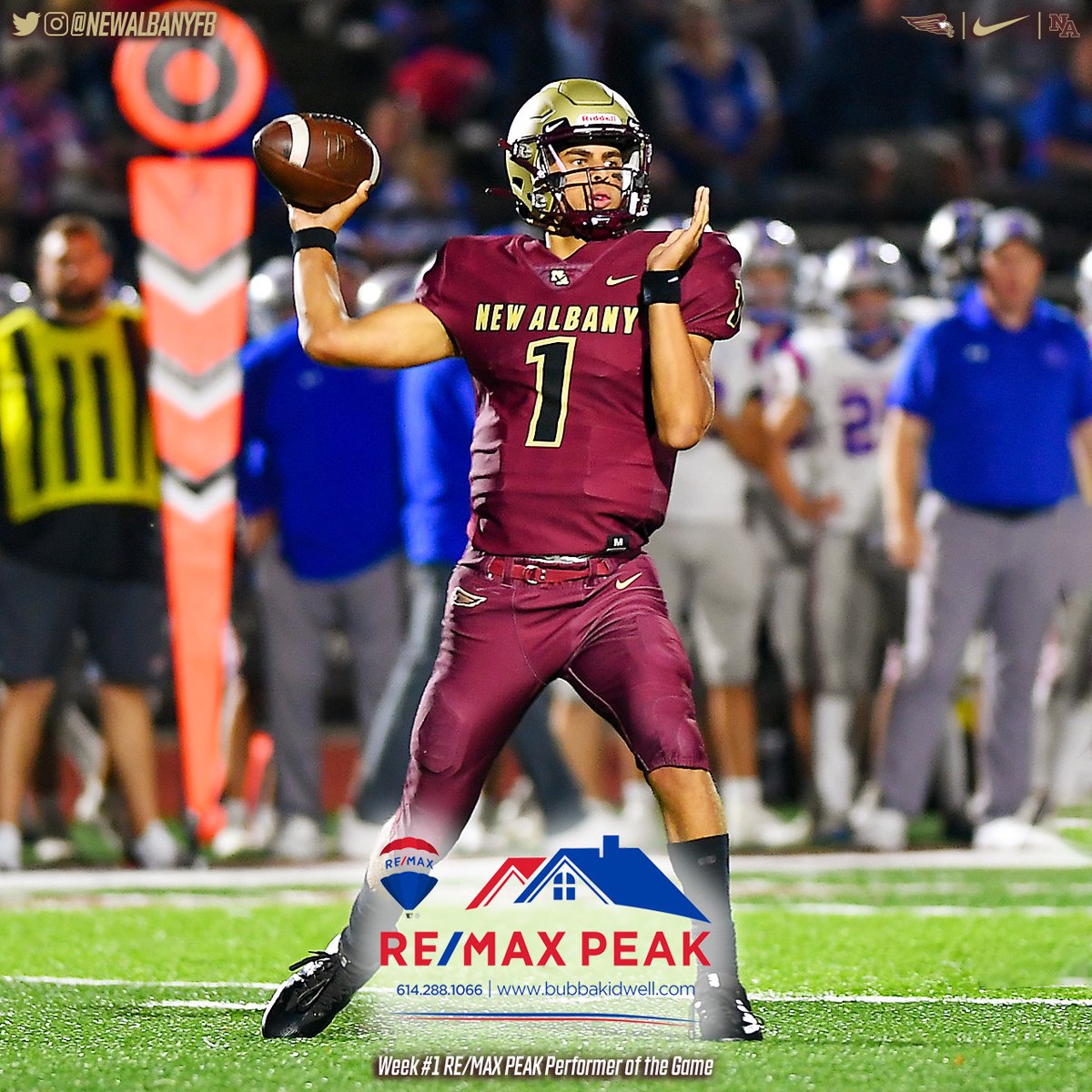 New Albany Football (@newalbanyfb) on Twitter photo Congratulations to QB Braylen Nash for earning the Week #1 RE/MAX PEAK Performer of the Game.
<a href="/BraylenNash/">Braylen Nash</a> is a 2 year starter for <a href="/NewAlbanyFB/">New Albany Football</a>
and a 4 yr starter for <a href="/NewAlbanyHSBB/">New Albany Boys Basketball</a>. Follow Braylen and the Eagles on <a href="/radiogameday/">(GBSN)</a> - gbsn.mixlr.com Congratulations to QB Braylen Nash for earning the Week #1 RE/MAX PEAK Performer of the Game.
<a href="/BraylenNash/">Braylen Nash</a> is a 2 year starter for <a href="/NewAlbanyFB/">New Albany Football</a>
and a 4 yr starter for <a href="/NewAlbanyHSBB/">New Albany Boys Basketball</a>. Follow Braylen and the Eagles on <a href="/radiogameday/">(GBSN)</a> - gbsn.mixlr.com