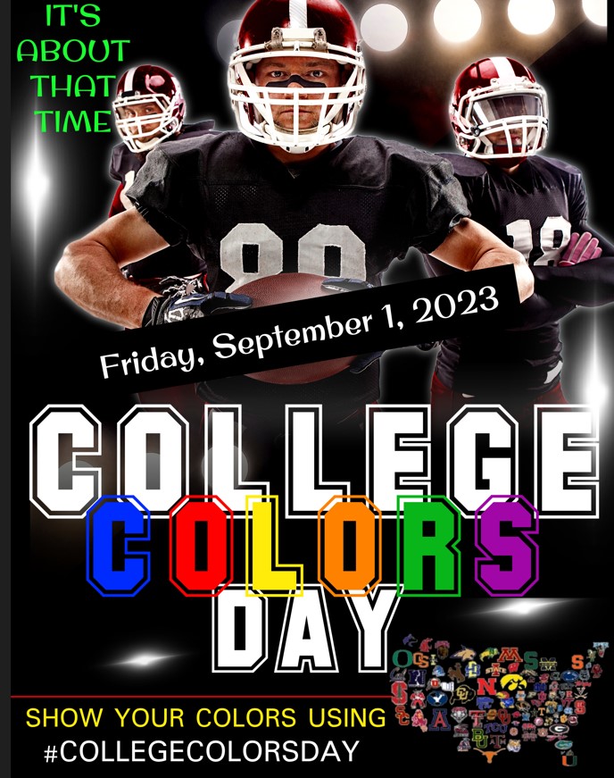 redcedar_ele's tweet photo. Students can wear a college shirt on Friday, September 1! https://t.co/C3rNxPogF3