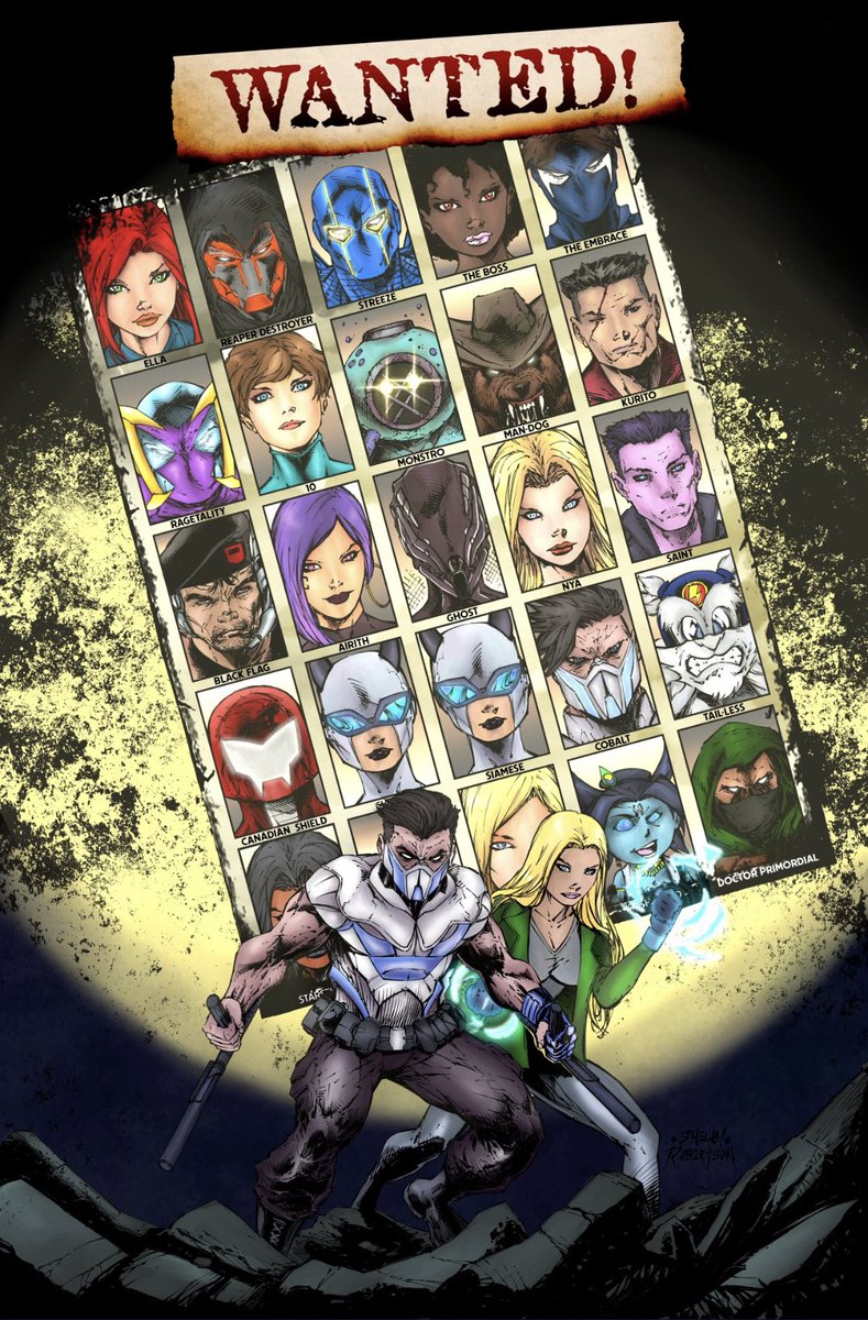 TaleEndStudio's tweet photo. #comicsgate #c0micsg8 We at the Printers! Whaddya say we shut this mug down and prep for the next project? You ain’t got long before you miss your chance. NEXT FOUR PHYSICAL BACKERS RECEIVE A SHELBY PRINT FEATURING 17 DIFFERENT INDIE CHARACTERS! #back100 https://t.co/Zl9apRLKuf https://t.co/Dd4QOzHxrh