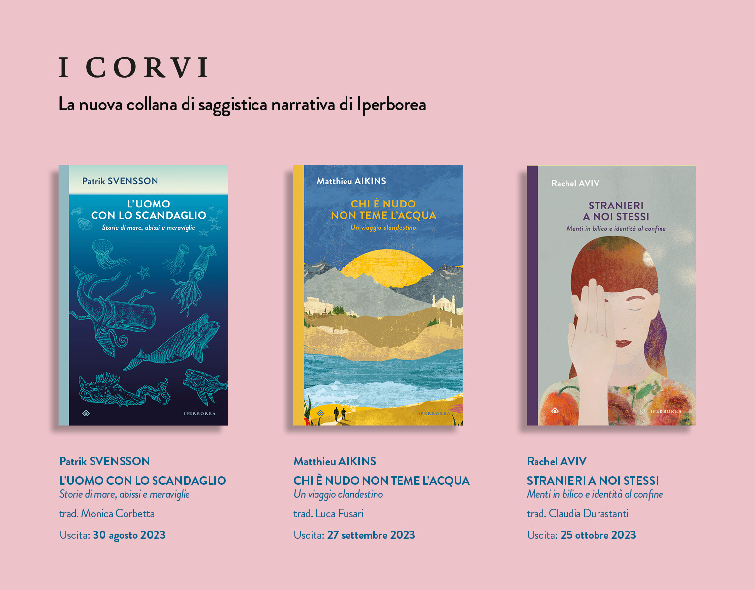 Iperborea Casa Editrice on X: Con l'uscita in libreria il 30 agosto de  «L'uomo con lo scandaglio. Storie di mare, abissi e meraviglie» dello  scrittore svedese Patrik Svensson, Iperborea inaugura #ICorvi, una