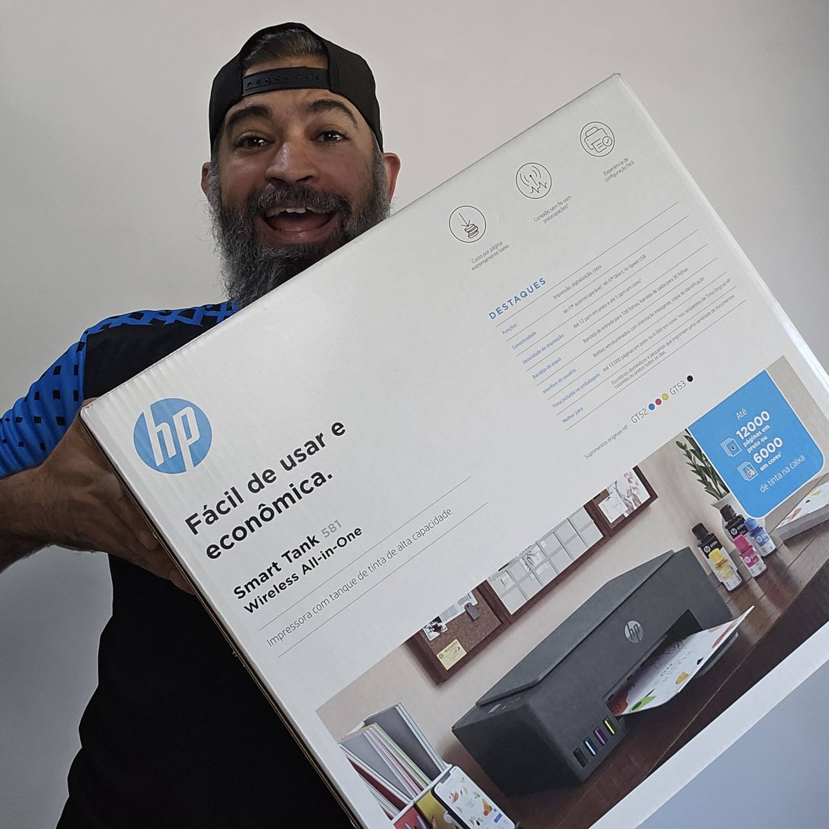 EpicGeek's tweet photo. Mais uma caixa bacana bacanuda chegou por aqui. Dessa vez, recebemos uma HP Smart Tank 581 para review.
Valeu pela parceria, @HPBrasil ! 💙
#HPBrasil #SmartTank #HPSmartTank #HPSmartTank581 #EpicGeek #Tech #Tecnologia #HomeOffice https://t.co/MZuGNPQqvp