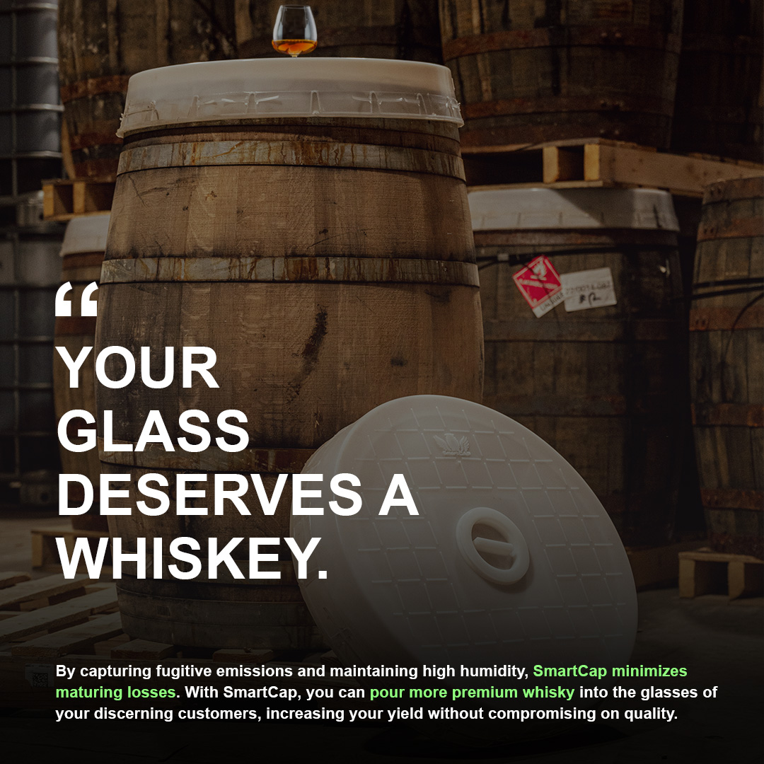 SmartDistilling's tweet image. Master Distillers, we want you to be able to bottle every drop possible. You’ve dedicated time, knowledge and effort into crafting your #whisky . Did you know you could fill an additional 8 bottles (750ml) per barrel of your #whisky using #smartcap?