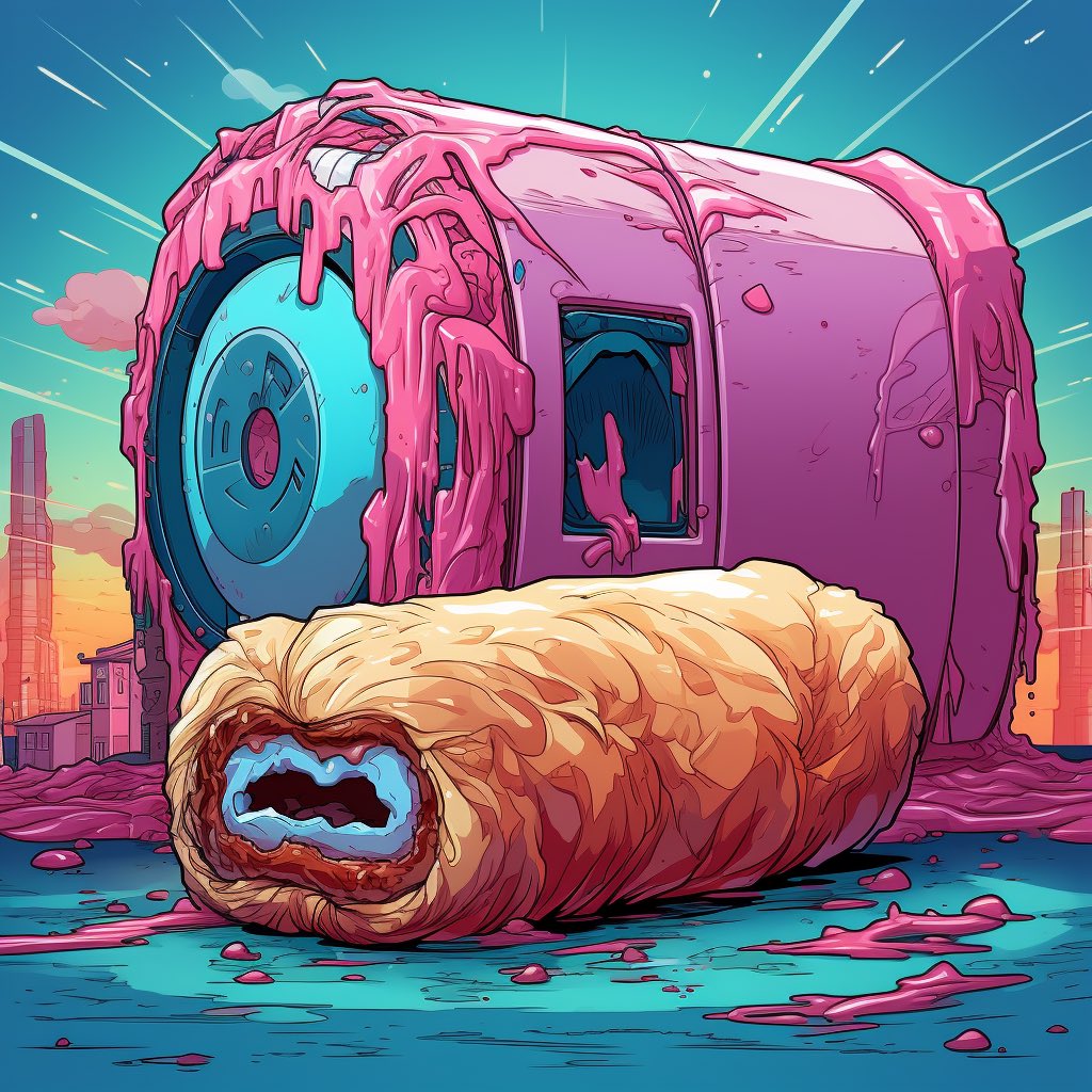 MangoBushNFT's tweet photo. Hairy Pastries by Mango

It’s a series of Pastries inspired by hairy famous people.

This is a @IOHK_Charles sausage roll attempting to escape from a rogue robotic vacuum. https://t.co/3XmQQpr01L