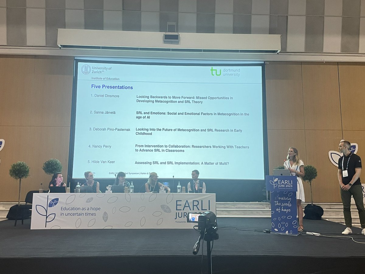 LET_Oulu's tweet image. Looking into the Crystal Ball today in @earli_sig16 symposium on the future directions for metacognition &amp;amp; SRL research. Once again, an excellent set of presentations where our @SannaJarvela talks about hybrid human-AI collaboration for research #LETOulu #SIG16 @EARLI2023 @OuluHi