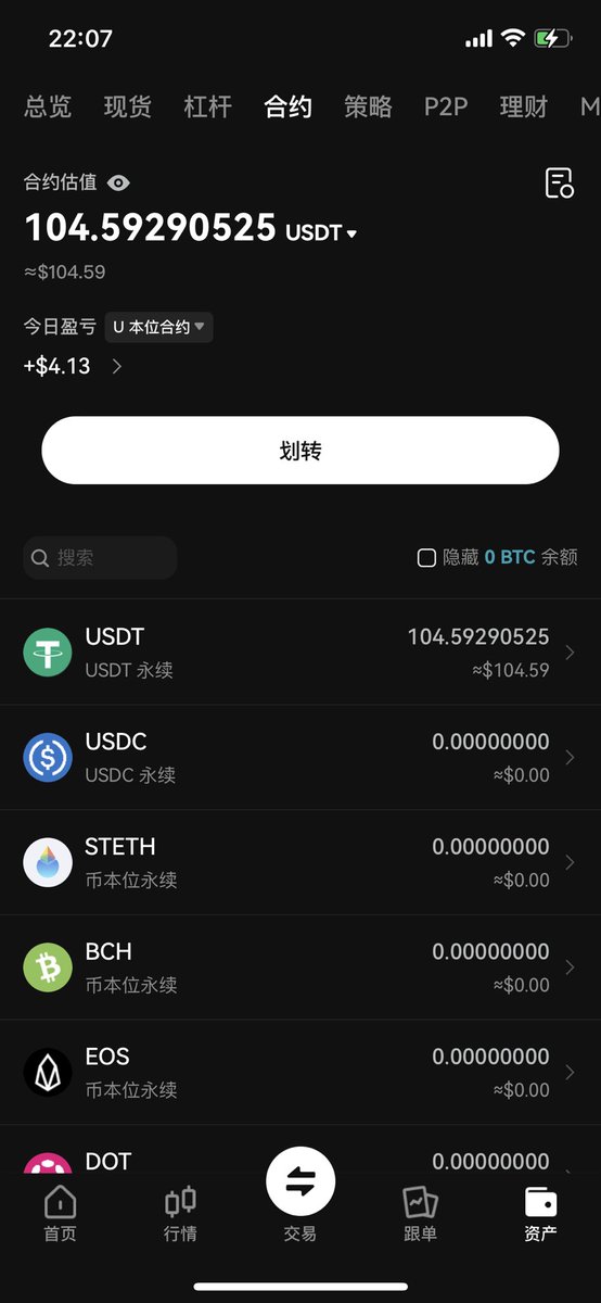 从100u-100wu第二天：
今日两单，损一单
净收益4u

不管大资金还是小资金，仓位管理永远第一位