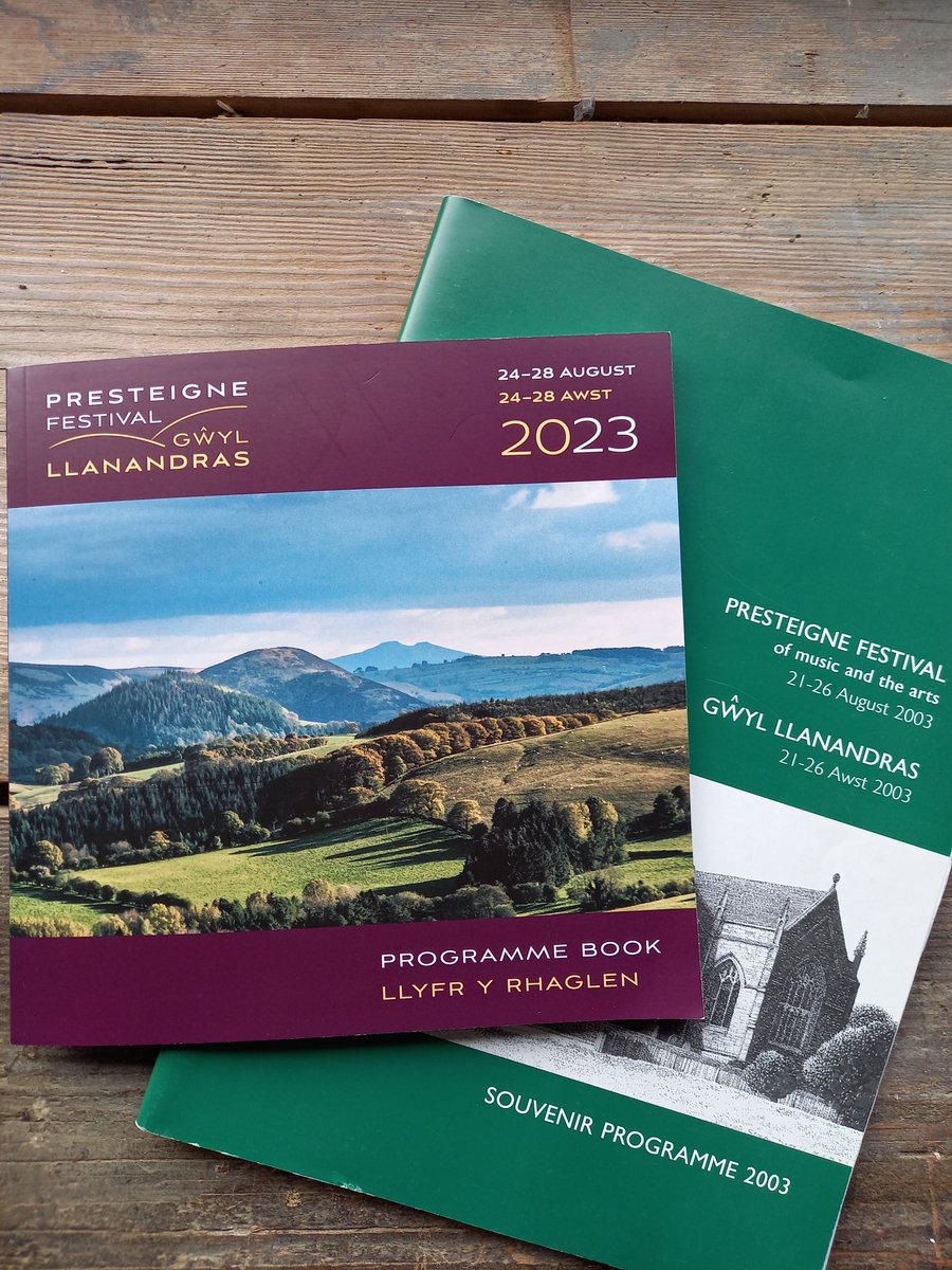 Thrilled to be back @PresteigneFest - 20 years since I first performed here! Delighted to be playing music by David Matthews (in his 80th birthday year), @Rhian_Samuel and @ClaireCvictoria. Wonderfully special festival! @Fabercomposers @TyCerdd_org