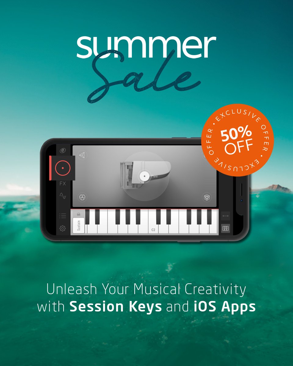 Explore the Session Keys range of virtual instruments and experience a new level of realism and expressiveness in your music production. With 50% OFF, enhance your compositions with premium piano sounds. Don't miss out – the sale ends on August 31st. e-instruments.com/summer-sale-20…