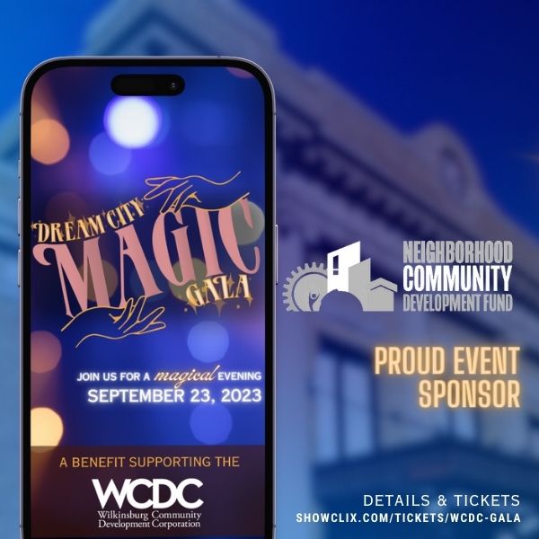 NeighborCDF's tweet photo. We’re proud to sponsor the Dream City Magic Gala, a benefit supporting the Wilkinsburg Community Development Corporation! Join us for a magical evening on Saturday, 9/23.

Learn more and get your tickets here: https://t.co/O5ZOdIP4Lw https://t.co/2TcWf1aaC8