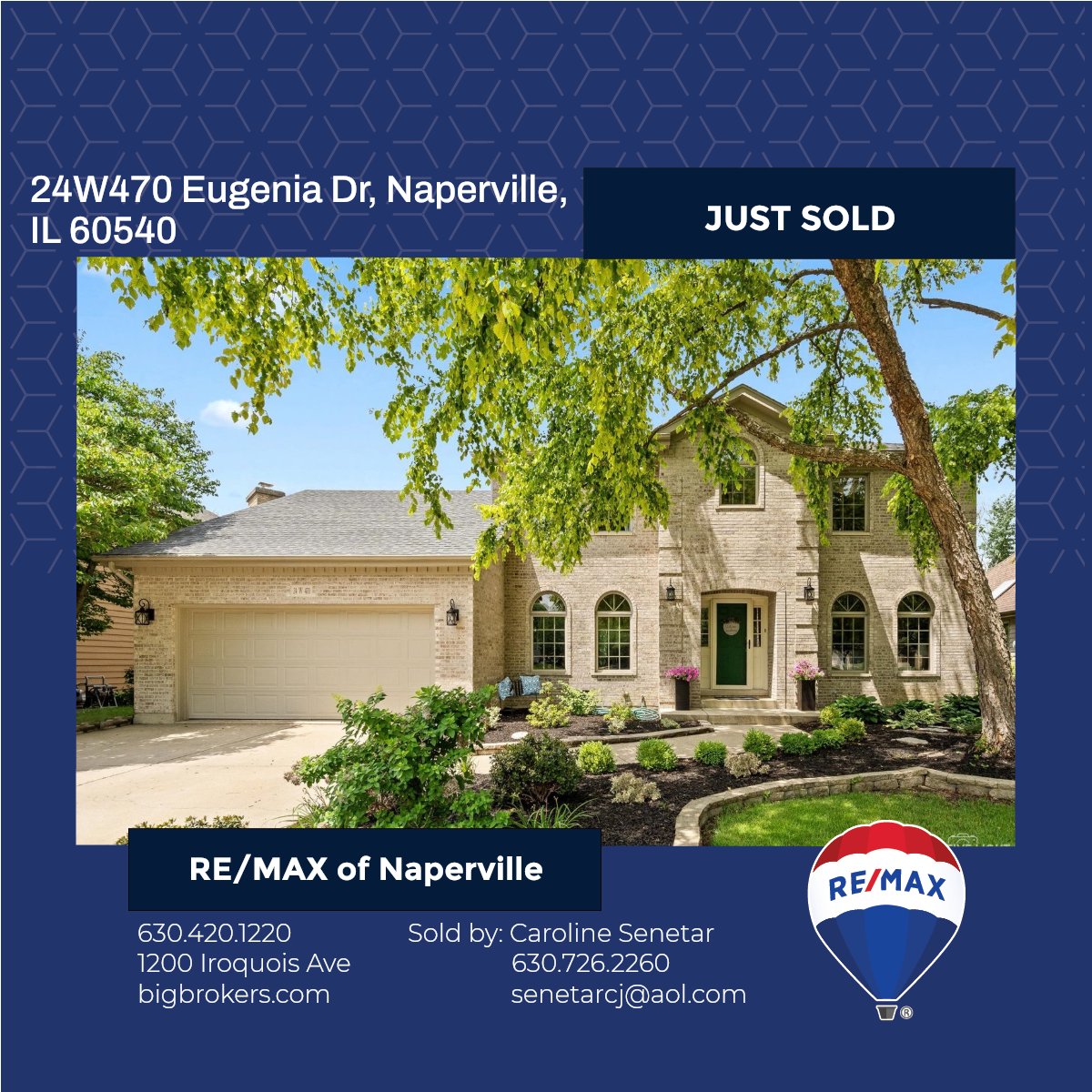 remaxnaperville's tweet photo. Congratulations Caroline! #sold #remax #unstoppablestartshere https://t.co/vPLPmV1J4k