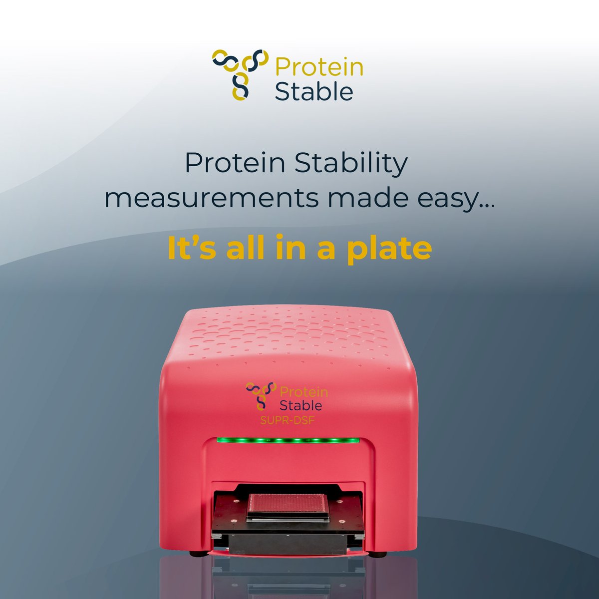 Plate Reader Technology for Protein Stability Screening! 🧪

📖 Learn more: bit.ly/44iaMG0
 
#drugdiscovery #dsf #proteins #fluorescence