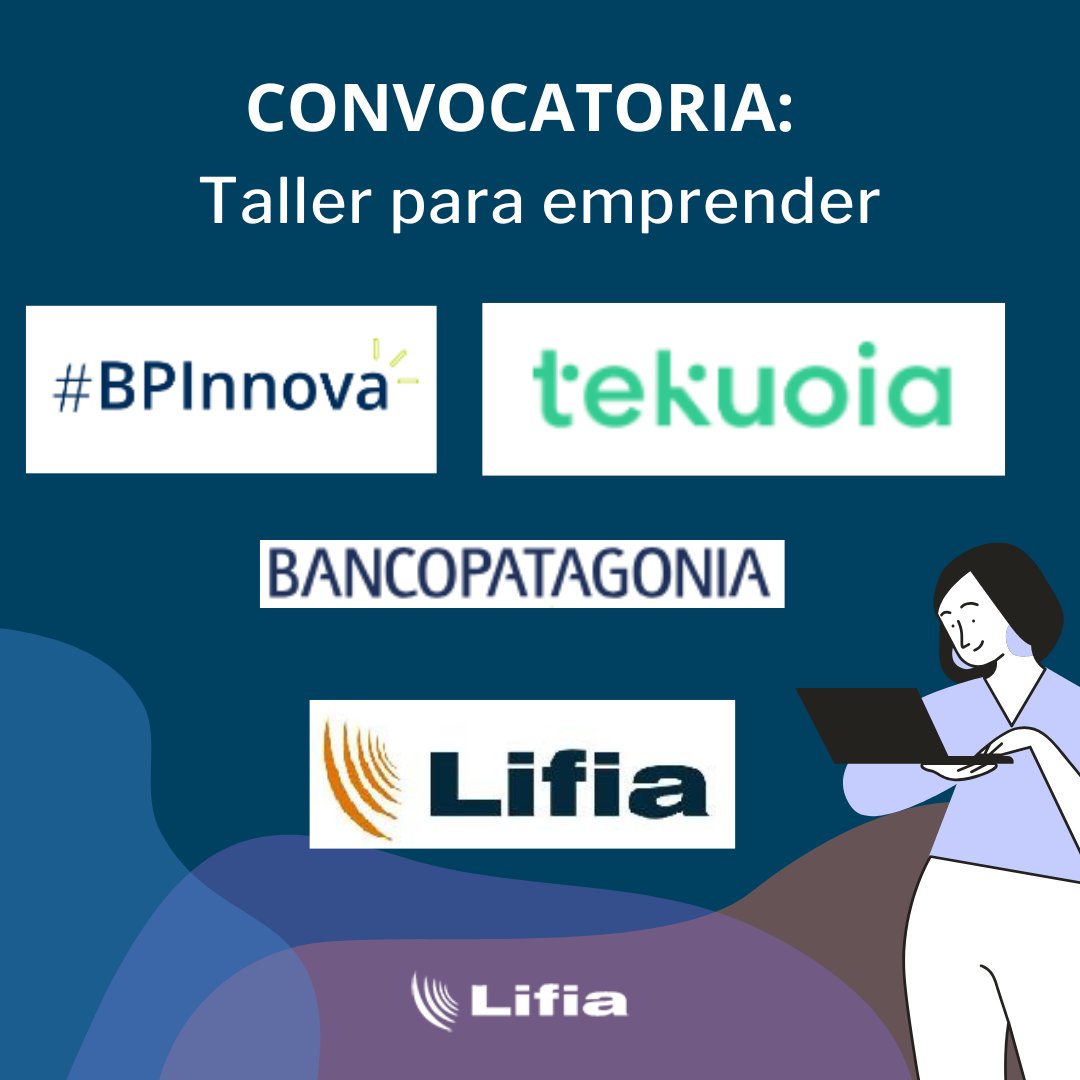 LifiaUNLP's tweet photo. 📢¿Te interesa emprender? Te contamos como presentar un proyecto mediante un taller de 2 horas

📆MIÉRCOLES 30/08 
⏰ de 17 a 19hs.
💻Online (vía zoom)

Toda la info que necesitás está acá 👉https://t.co/fMq0GCerIC https://t.co/wcWxf1Aweh