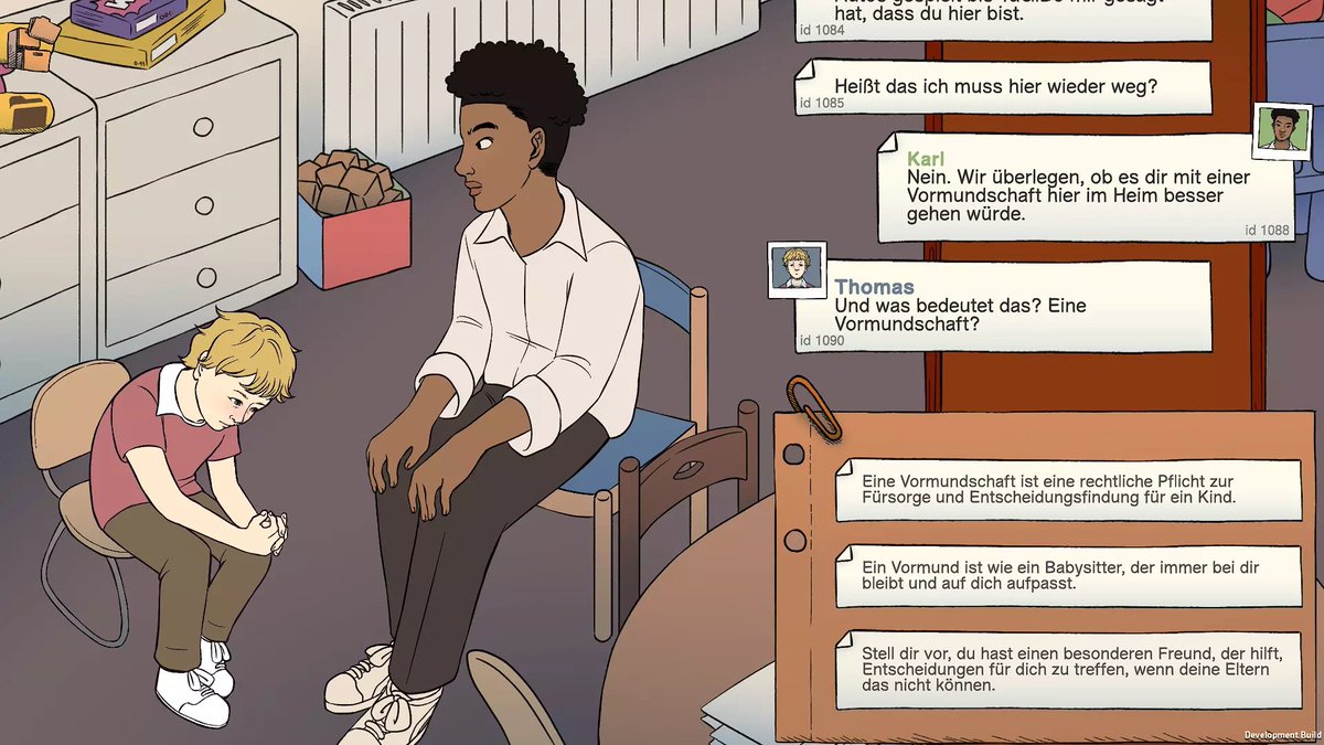 Fallbeispiel im Jugendschutz per digitalem Spiel: Fakt, Fiktion und Stigmatisierung 
offthebeatentrack.games/de/fallbeispie… #gamescom
Agency in einem realen Fall erleben, inklusive realer Dokumente  … spannender Vortrag von @influjensbahr