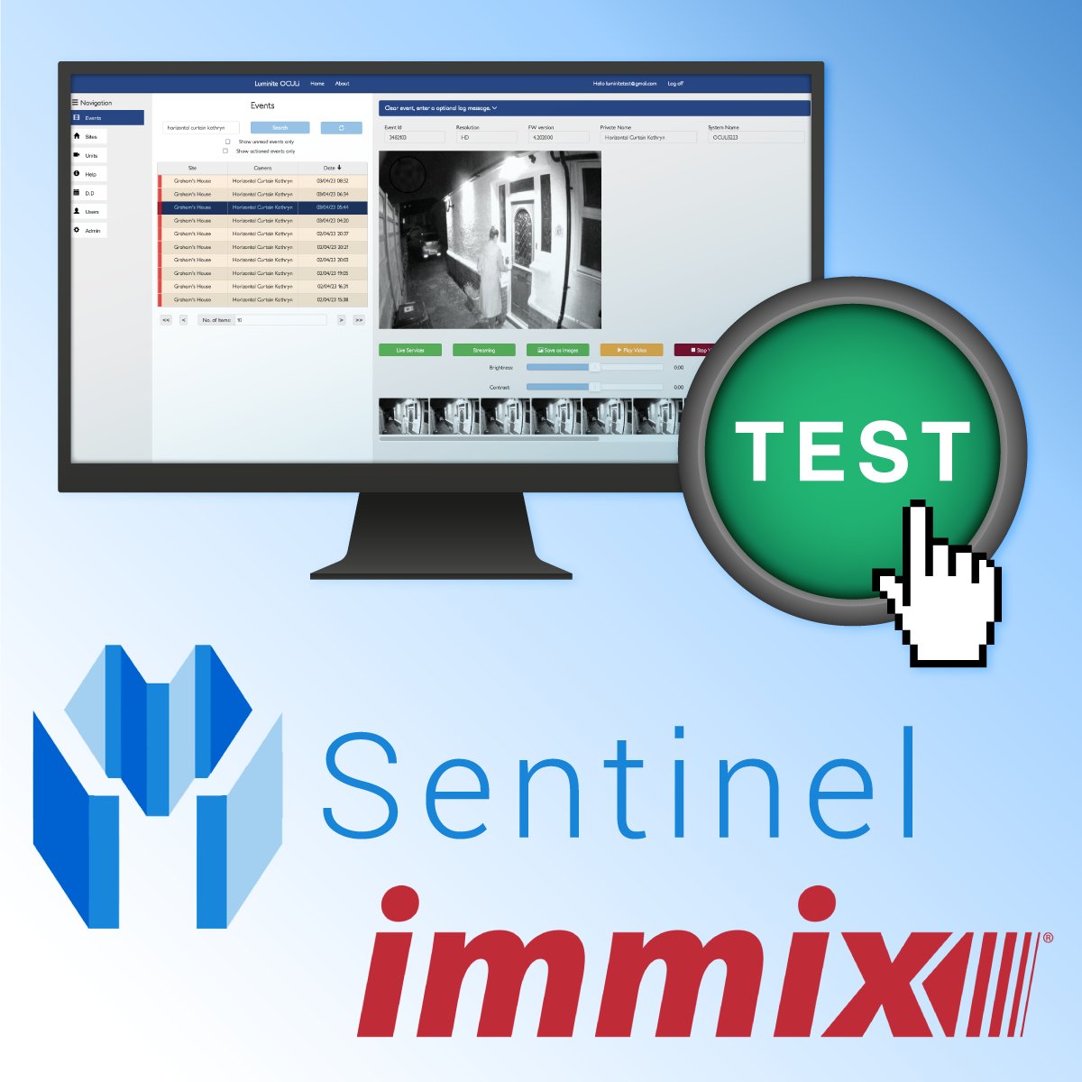 Users of OCULi HD can now easily test integrations with Sentinel and Immix using our new TEST button on portal?
OCULi HD is the solution for blind spots and sites where traditional CCTV cannot be used due to power constraints. bit.ly/3pYTG20