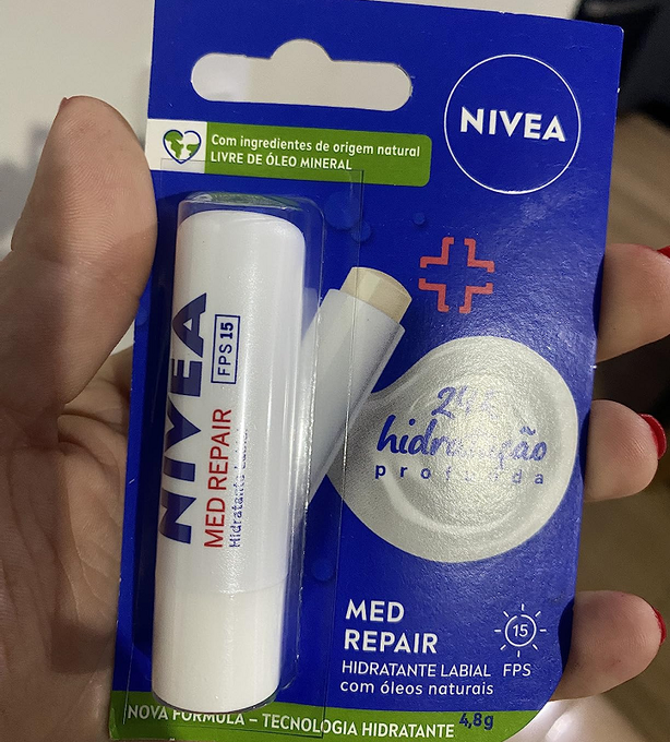 NIVEA Protetor Labial Med Repair FPS15 4,8g