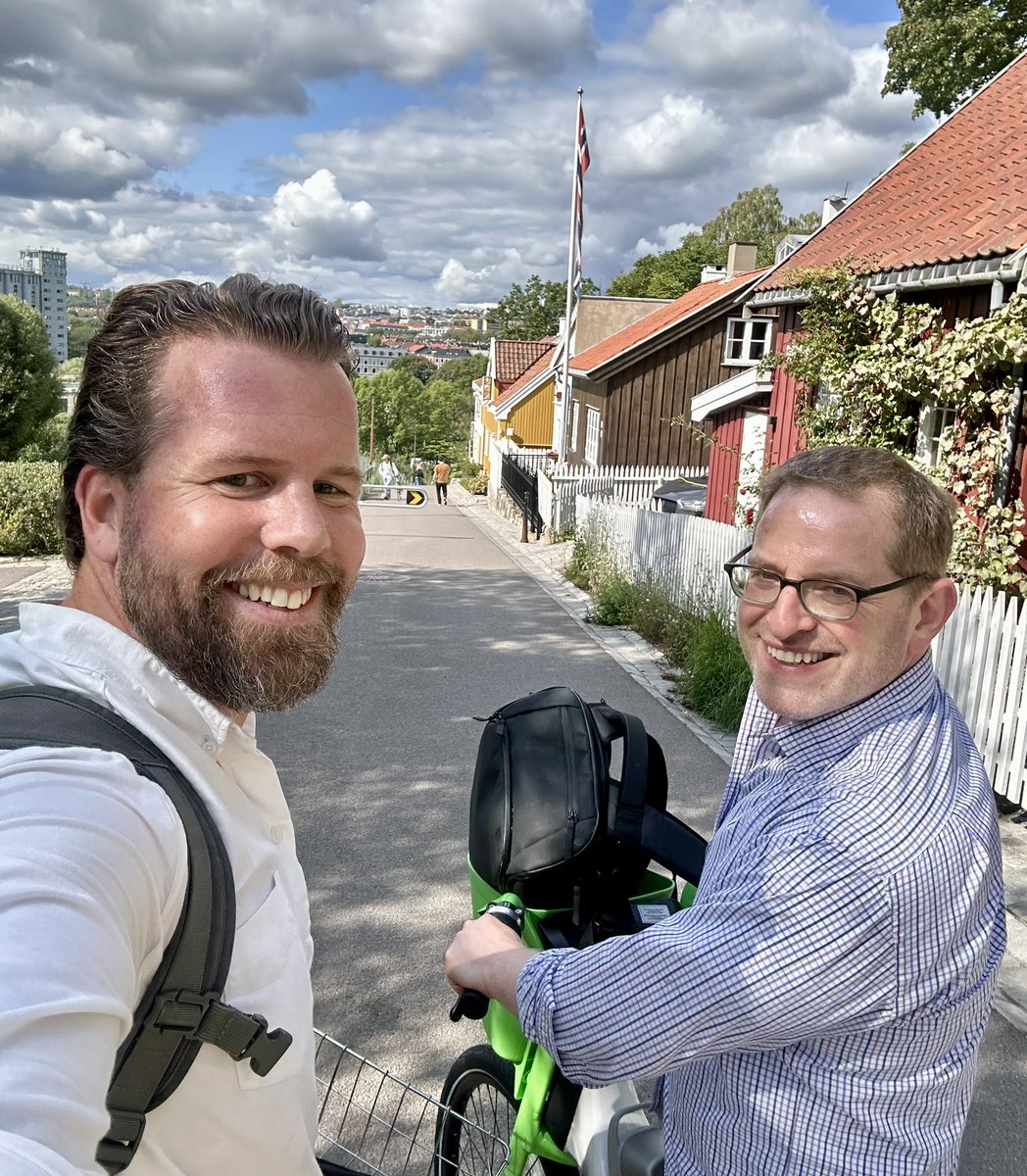 Tour de Oslo Bike Infrastructure w / <a href="/DavidZipper/">David Zipper</a>