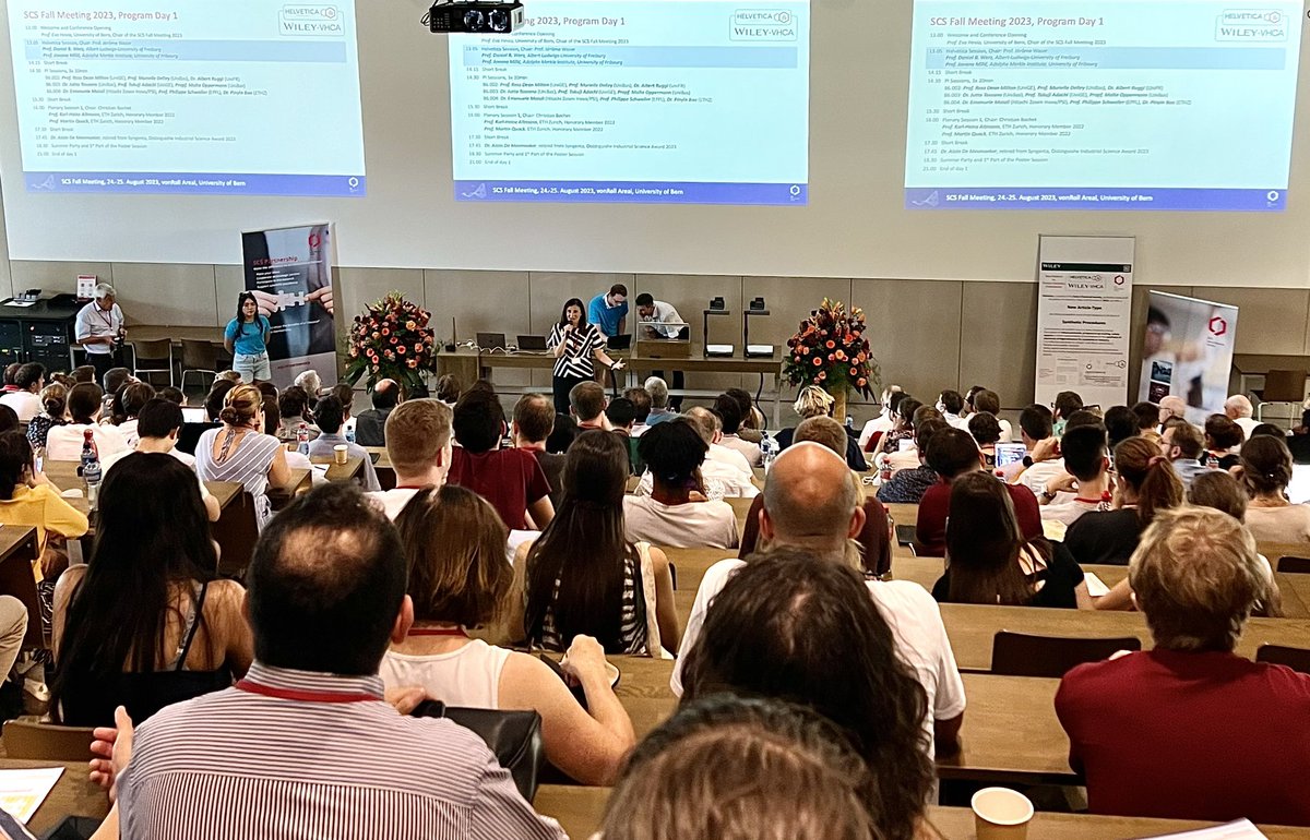 Valeneesan's tweet photo. The SCS Fall Meeting 2023 has started with interesting lectures!!
Looking forward to presenting my poster!
#fm23 #SCSFallMeeting #UniBe @SwissChemistry @DCBPunibern https://t.co/rEY8dfhtLg