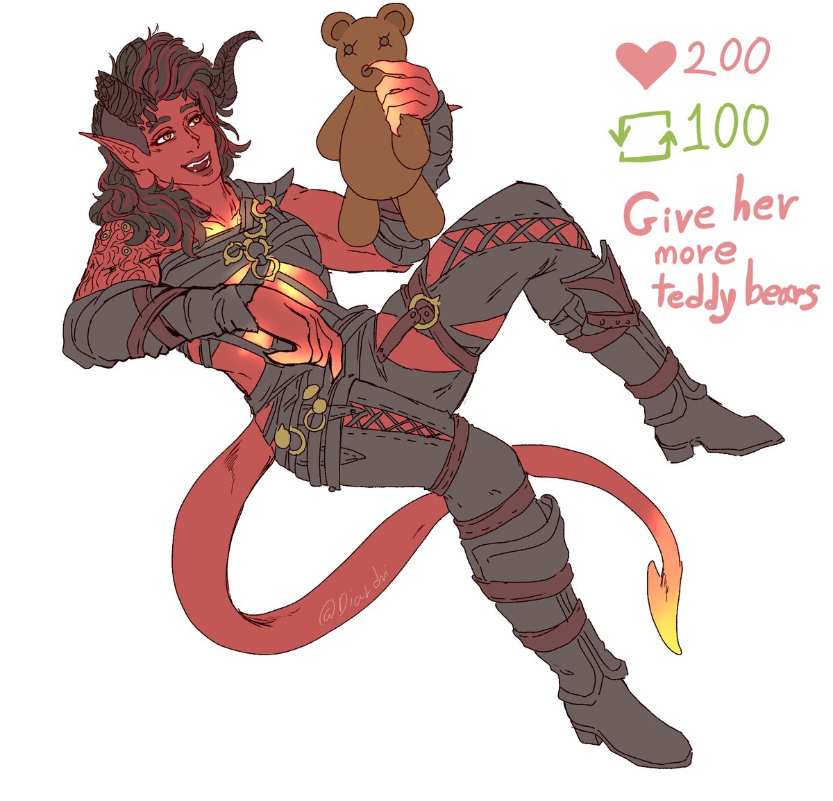 How many teddies do You think Karlach deserves? 

#BG3 #BaldursGate3