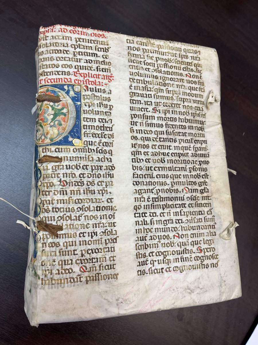 LCostantini89's tweet image. Both @Laurarogari_ and I are very grateful to the Archivio di Stato di Perugia for their wonderful hospitality and for letting us inspect a few of their stunning fragments. #fragmentology