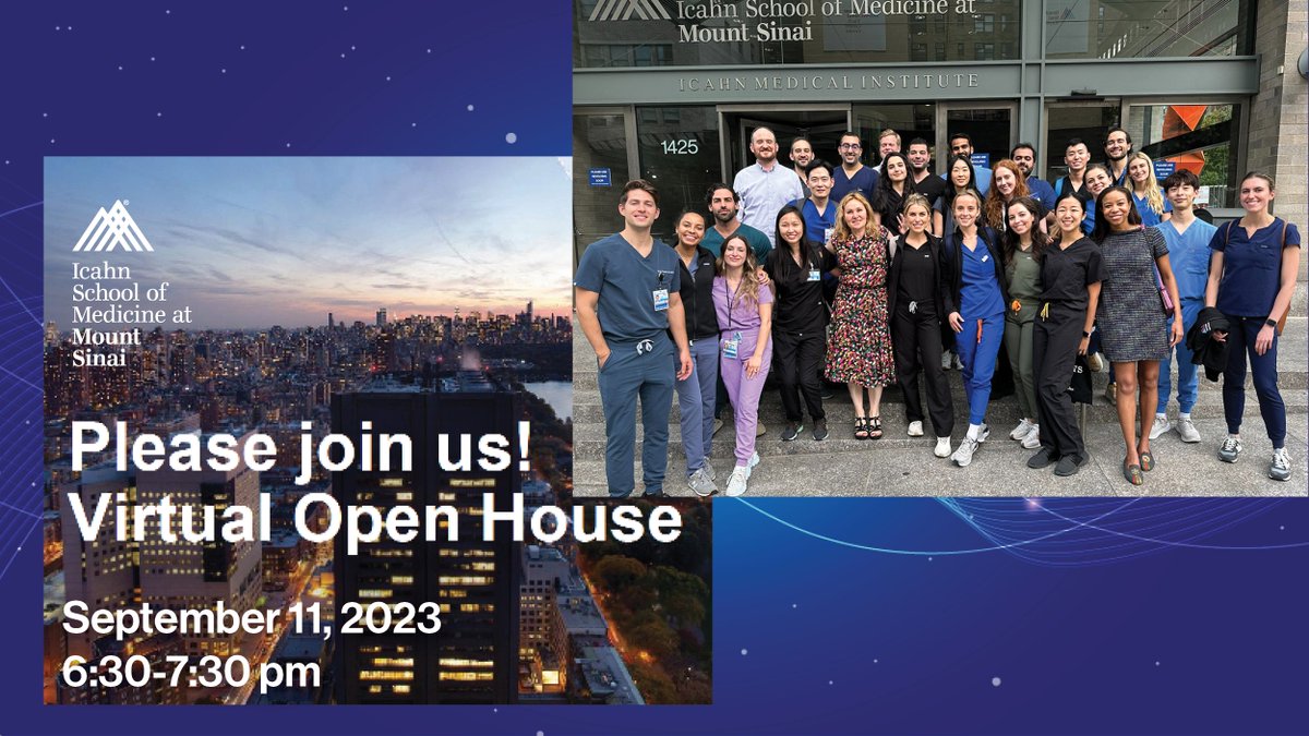 MSHSDerm's tweet photo. Calling all #dermatology applicants: Join us for a Virtual Open House!
9-11-23, 6:30-7:30pm EST via zoom: https://t.co/fXdVH7AD4v
Learn more about our Residency Program, ranked #1 in Research Output, on Doximity, 2 yrs in a row. @EmmaGuttman #dermresidents #dermtwitter #MedEd https://t.co/rWAfmJBleQ
