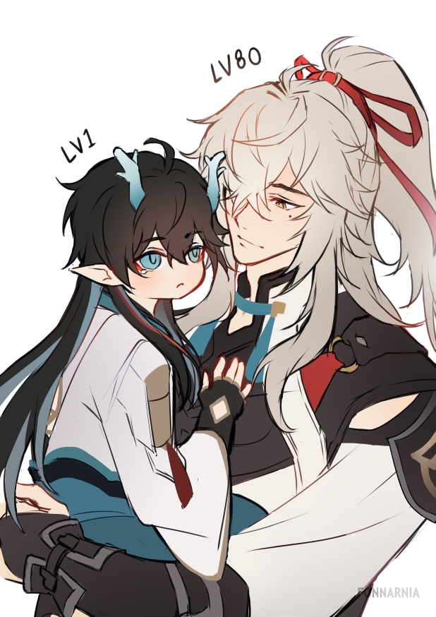 Fonnarnia's tweet photo. 🦁⚔️🐉
rkgk
"来，别哭。换景元哥哥来抱你" ^^

My Blade and Jingyuan are finally geared!! ;3;
Waiting for Imbibitor Lunae.. 🥹
Please come home!! 🙏
Best of luck to everyone pulling for him!!✨

#jingrenheng #RenHeng #jingheng https://t.co/sDUxStc9tJ
