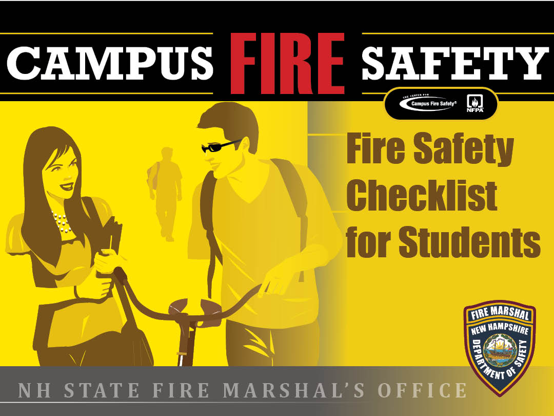 nhsfmo's tweet photo. Have a student heading off to #college? This checklist will keep fire safety top of mind as they make their own choices living in a new "home away from home." https://t.co/XtH2IM2YnG
#NHFMO #fireprevention #collegestudents https://t.co/SAmlHW7vVo