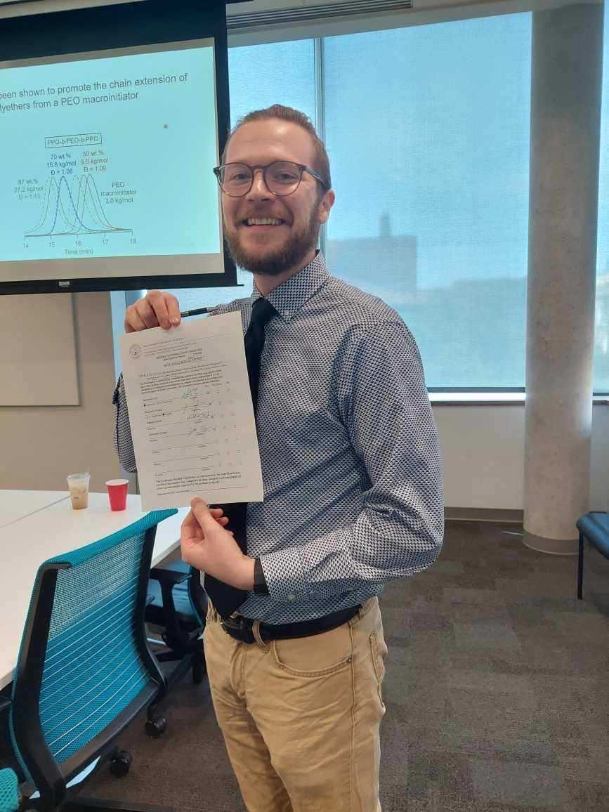 A belated congrats to the newly minted Dr. Keever! Congrats on defending this past Monday. We know you’ll do great things!