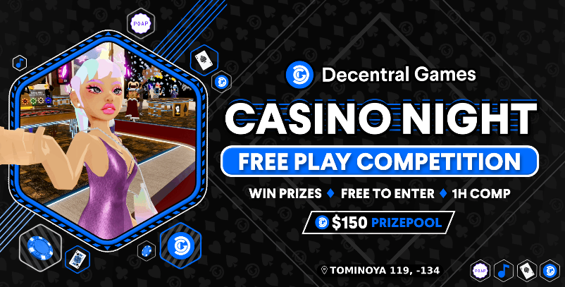 Royce_kr's tweet photo. Decentral Games' FREE Play Casino Night w/ Crypto Prizes
@DecentralGames
@decentraland
📍-119,136
#icepoker. #P2E #P2EGame #DG #Metaverse #NFTGame #NFTCommunity #ICE #nftcollector #Decentraland #Tominoya
#DIAMONDHANDS #HODL #DHC #Blackjack #Roulett https://t.co/RPnzQXCXwN